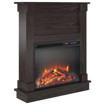 DHP Euclid Fireplace Mantel in Espresso, , large
