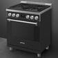 SMEG Professional 30" Gas Range in Matte Black, , large