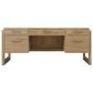 Hooker Furniture Kalamazoo Executive Desk in Aged Oak, , large