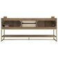 37B Mauri 72" Double Bathroom Vanity with Metal Base in Walnut Drift with High-Profile 4" White Composite Stone Top, , large