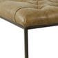 Kinfine Small Ottoman in Light Brown, , large