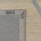 37B Willow Abstract Blue 9" x 12" Area Rug, , large