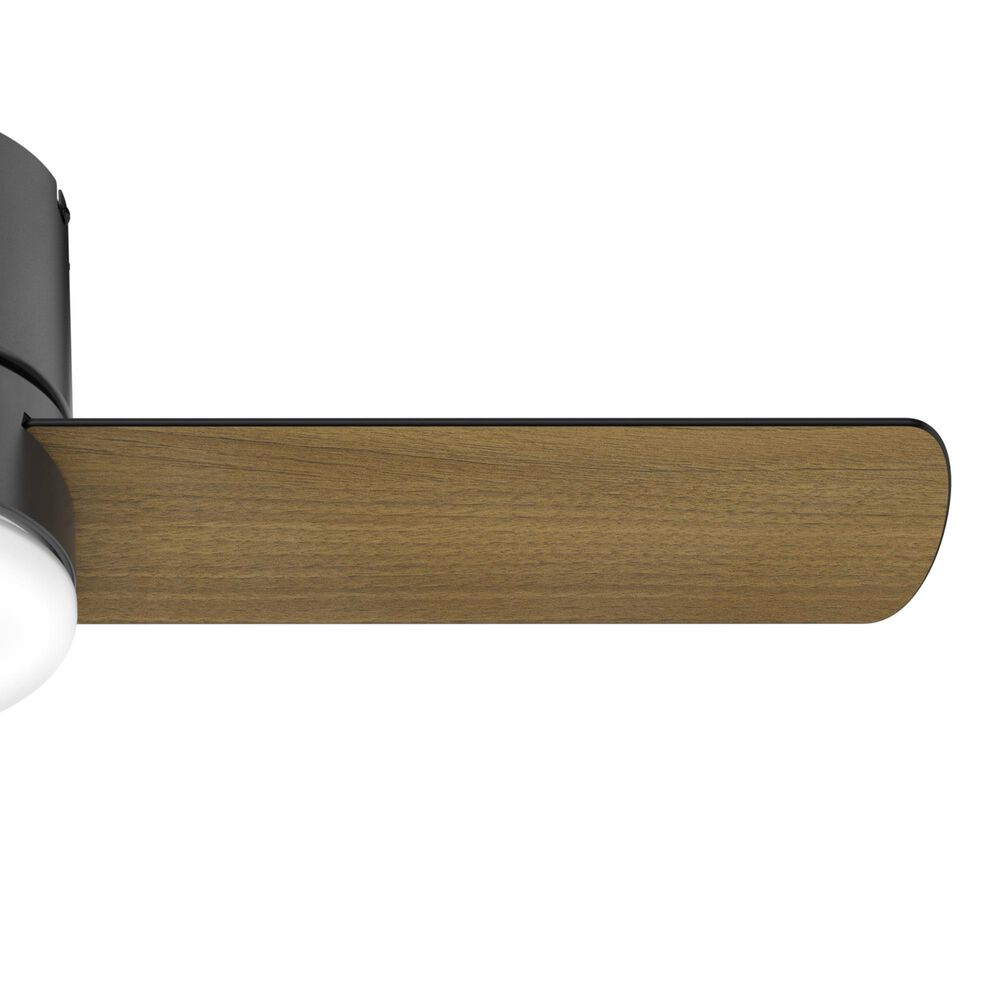 Hunter Minimus Low Profile 44&quot; Ceiling Fan with LED Light in Matte Black, , large