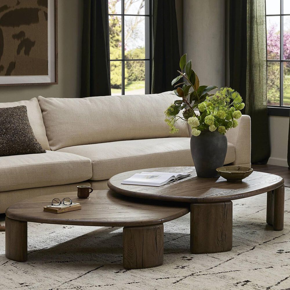 Four Hands Falco Nesting Table-Grey Reclaimed French Oak, , large