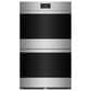 Wolf 30" M Series Contemporary Built-In Double Electric Wall Oven with Convection in Stainless Steel, , large