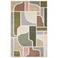 Oriental Weavers Tisdell Green and Multicolor 3"9" x 5"2" Area Rug, , large