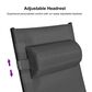 HOMLUX 3-Piece Standard Patio Chaise Lounge Set in Black, , large