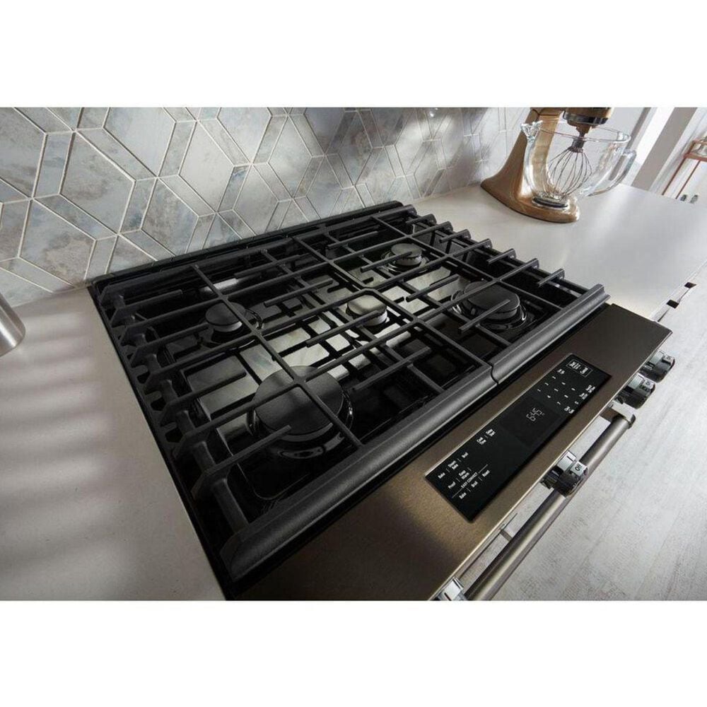 KitchenAid 30&quot; 5.8 Cu. Ft. Gas Range in Black Stainless Steel, , large