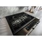 KitchenAid 30" 5.8 Cu. Ft. Gas Range in Black Stainless Steel, , large