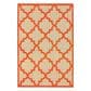 Oriental Weavers Cayman 660O 5"3" x 7"6" Sand/Orange Area Rug, , large