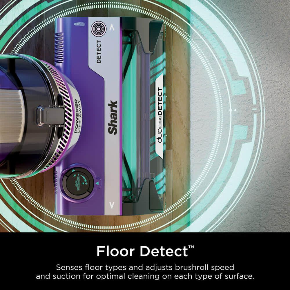 Shark DuoClean Detect Technology Upright Vacuum in Eggplant, , large