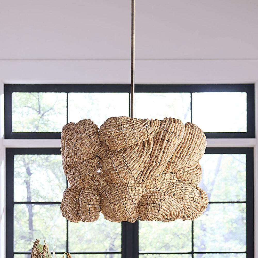 Jamie Young Direct Ship Elmont 3-Light Small Chandelier in Natural, , large