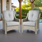 HOMLUX Outdoor Arm Chair in Gray (Set of 2), , large