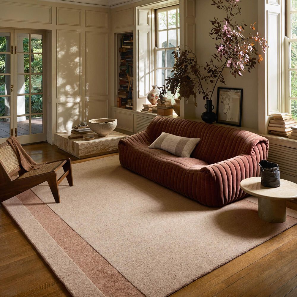 Loloi Craven Blush and Rose 5' x 7'6" Area Rug, , large