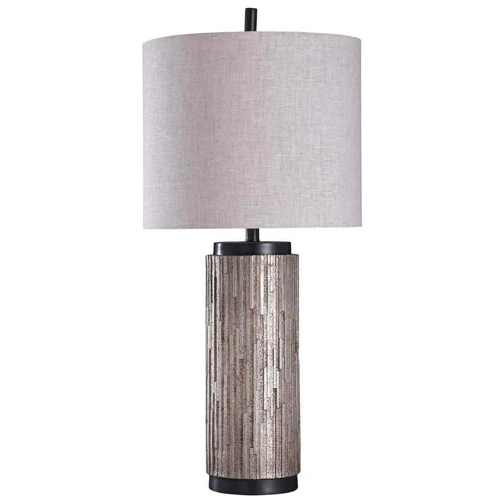 Flair Industries Signature Table Lamp in Black and Silver, , large