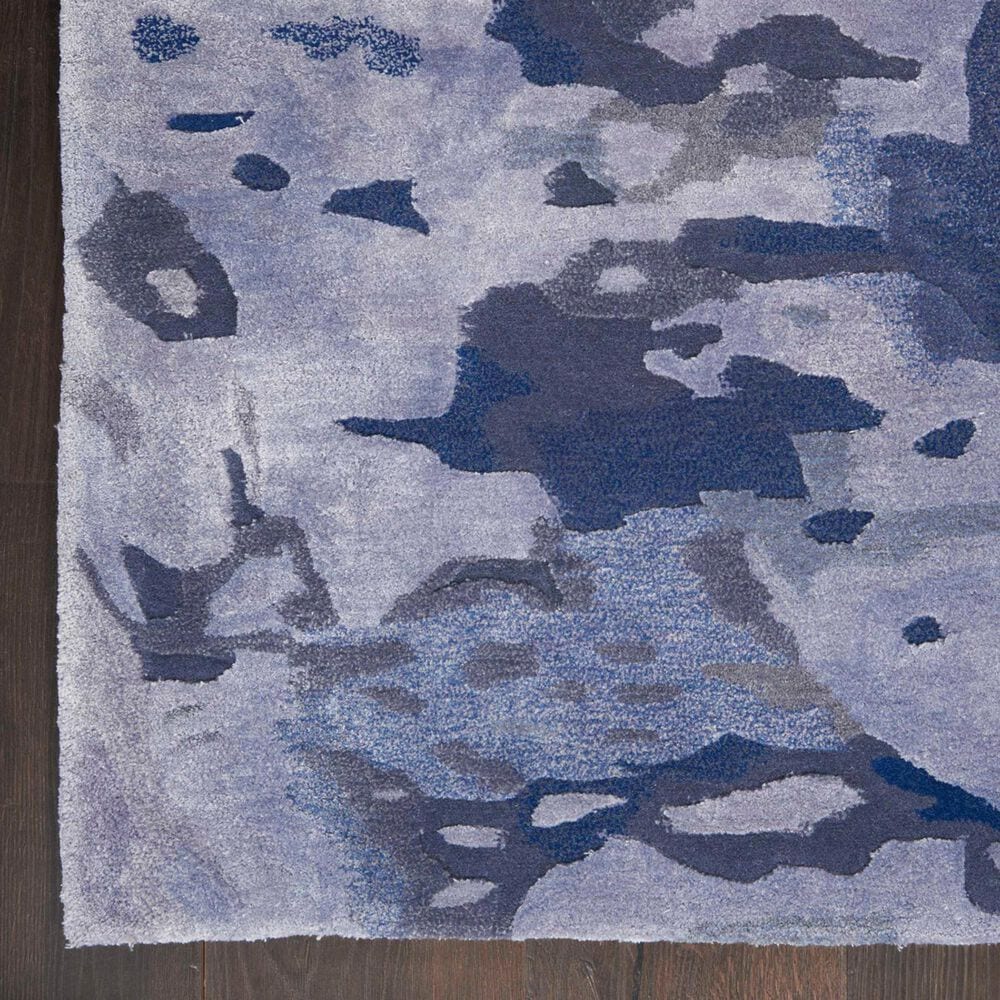 Nourison Prismatic PRS05 3&#39;9&quot; x 5&#39;9&quot; Blue Area Rug, , large