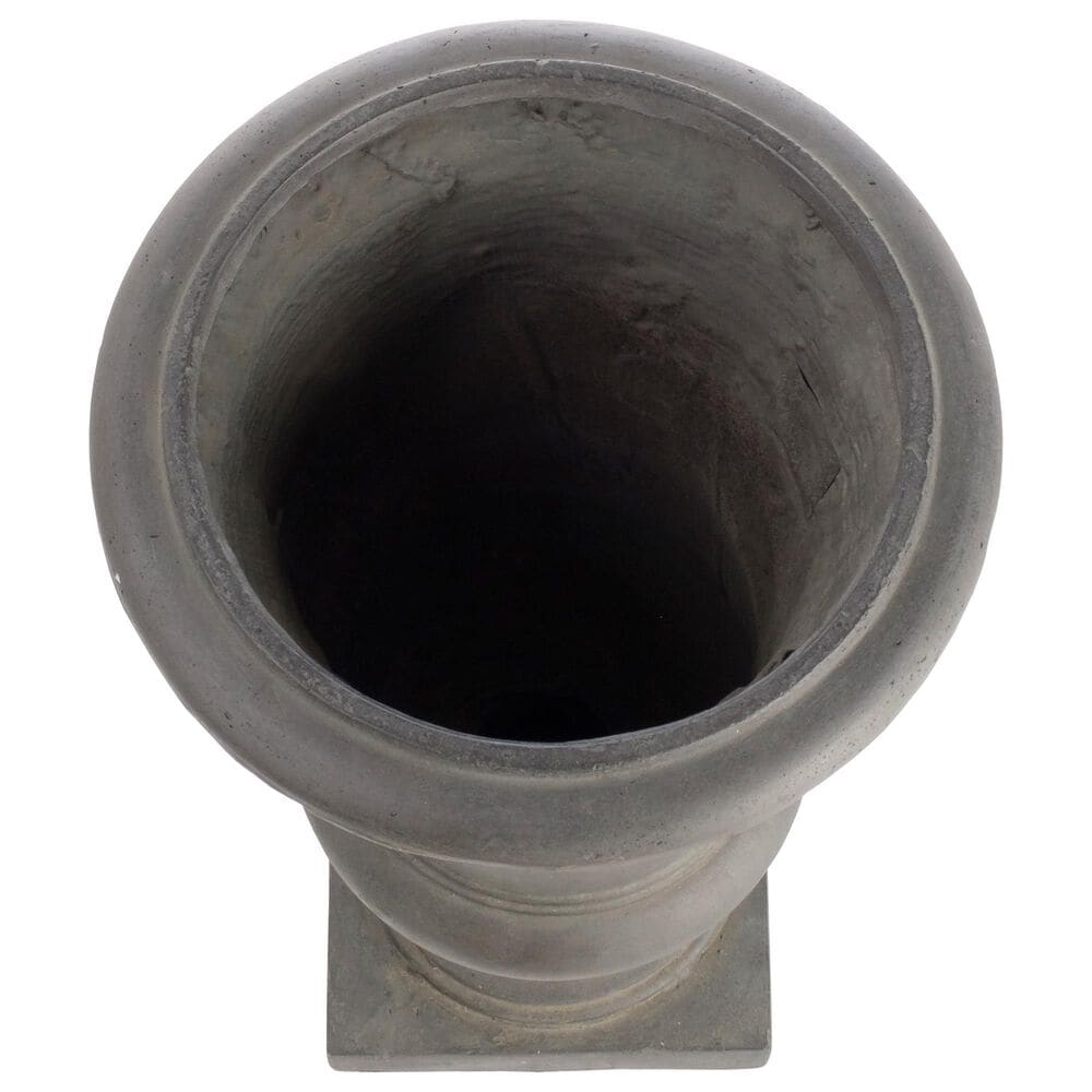 Alfresco Home Jovina Small Patio Urn in Antique Dark Bronze, , large