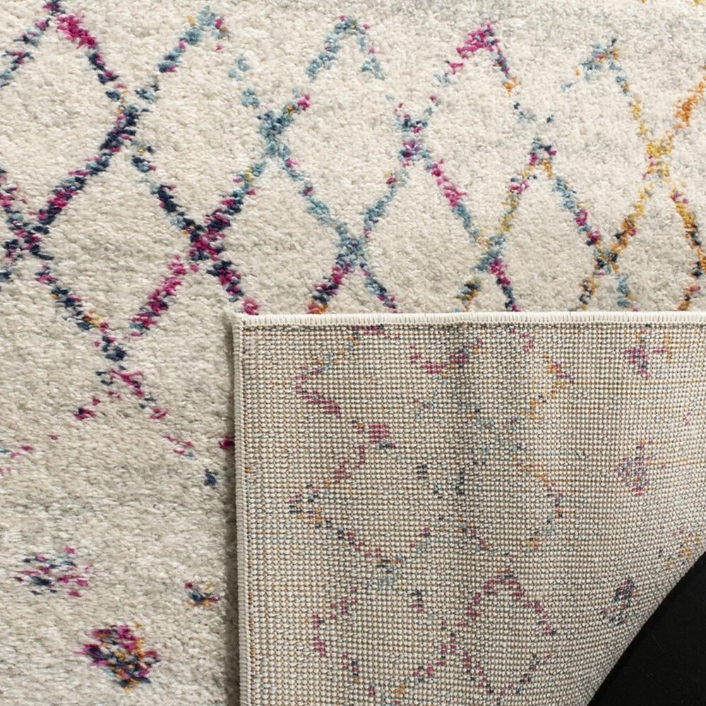 Safavieh Madison MAD798A 2&#39;3&quot; x 8&#39; Ivory and Fuchsia Runner, , large