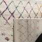 Safavieh Madison MAD798A 2"3" x 8" Ivory and Fuchsia Runner, , large