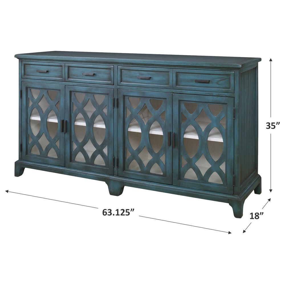Uttermost Oksana Credenza in Lagoon Green, , large