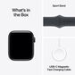 Apple Watch SE 3 (GPS) 44mm Aluminum Case with Sport Band - S/M in Midnight and 2-Year AppleCare+, , large