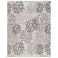 Nourison Garden Oasis Nautical Grey 9" x 12" Indoor/Outdoor Area Rug, , large