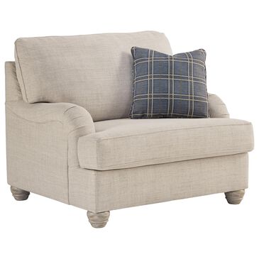 Signature Design by Ashley Traemore Chair and a Half in Linen, , large