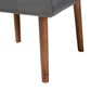 Baxton Studio Alvis Side Chair with Grey Velvet Cushion in Walnut Brown, , large