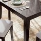 Ashley Langwest 6-Piece Rectangular Dining Set in Cherry Brown, , large