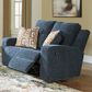 Ashley Danum Manual Reclining Loveseat in Ink, , large