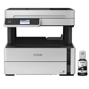 Epson EcoTank ET-M3170 Wireless Monochrome All-in-One Supertank Printer in White, , large