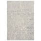 Nourison Exhale 3"11" x 5"11" Ivory and Grey Area Rug, , large