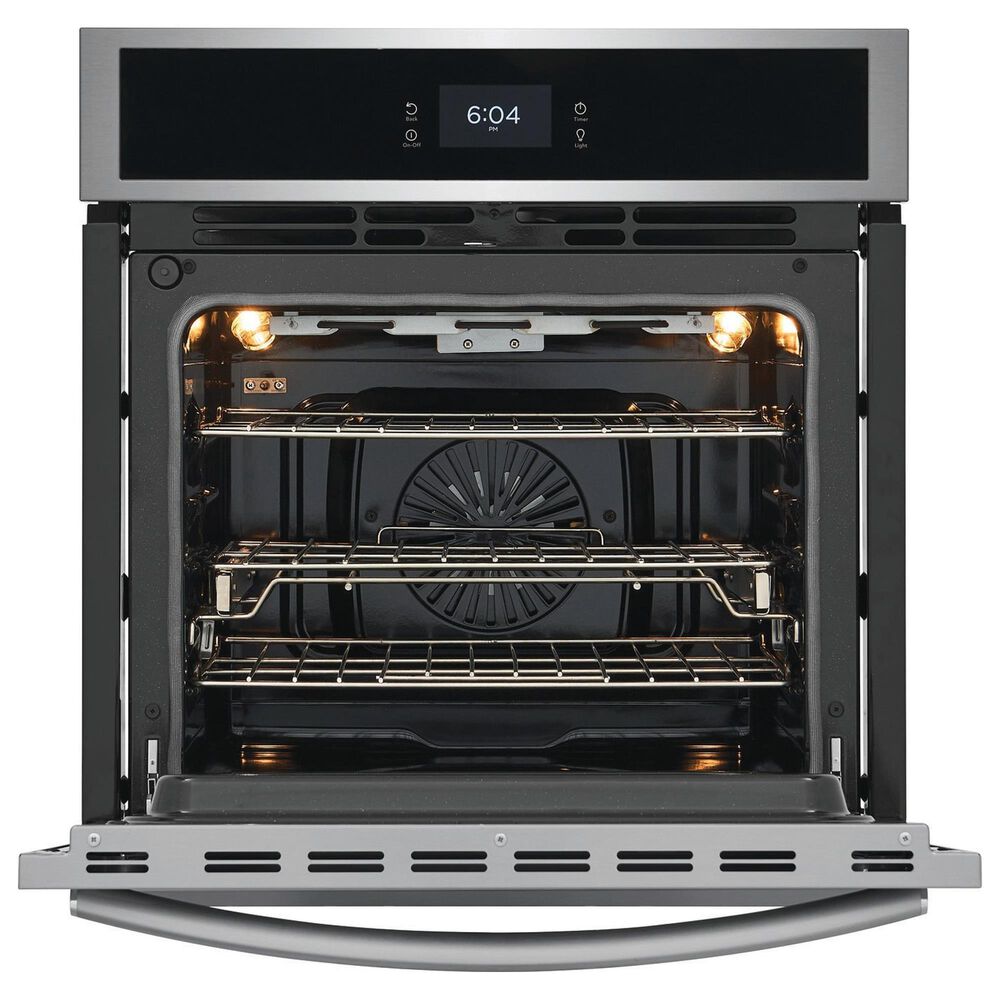 Frigidaire Gallery 2-Piece Kitchen Package with Stainless Steel 27&quot; Built-In Convection Single Electric Wall Oven and Black 36&quot; Induction Cooktop, , large
