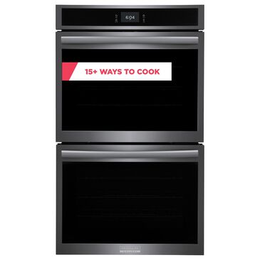 Frigidaire Gallery 30"" Double Electric Wall Oven with Total Convection in Black Stainless Steel, , large