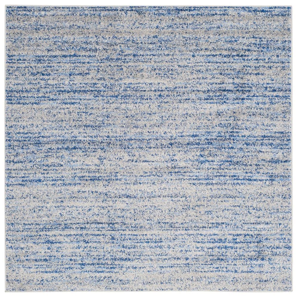 Safavieh Adirondack ADR117D-4SQ 4" x 4"  Blue/Silver Square Rug, , large
