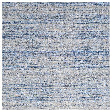Safavieh Adirondack ADR117D-4SQ 4" x 4"  Blue/Silver Square Rug, , large