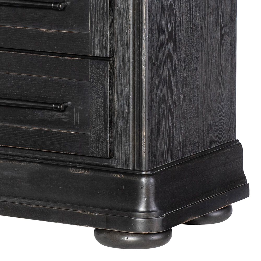 Legacy Classic Vintage Market 2-Drawer Nightstand in Kettle Black with AC Outlets and USB Ports, , large