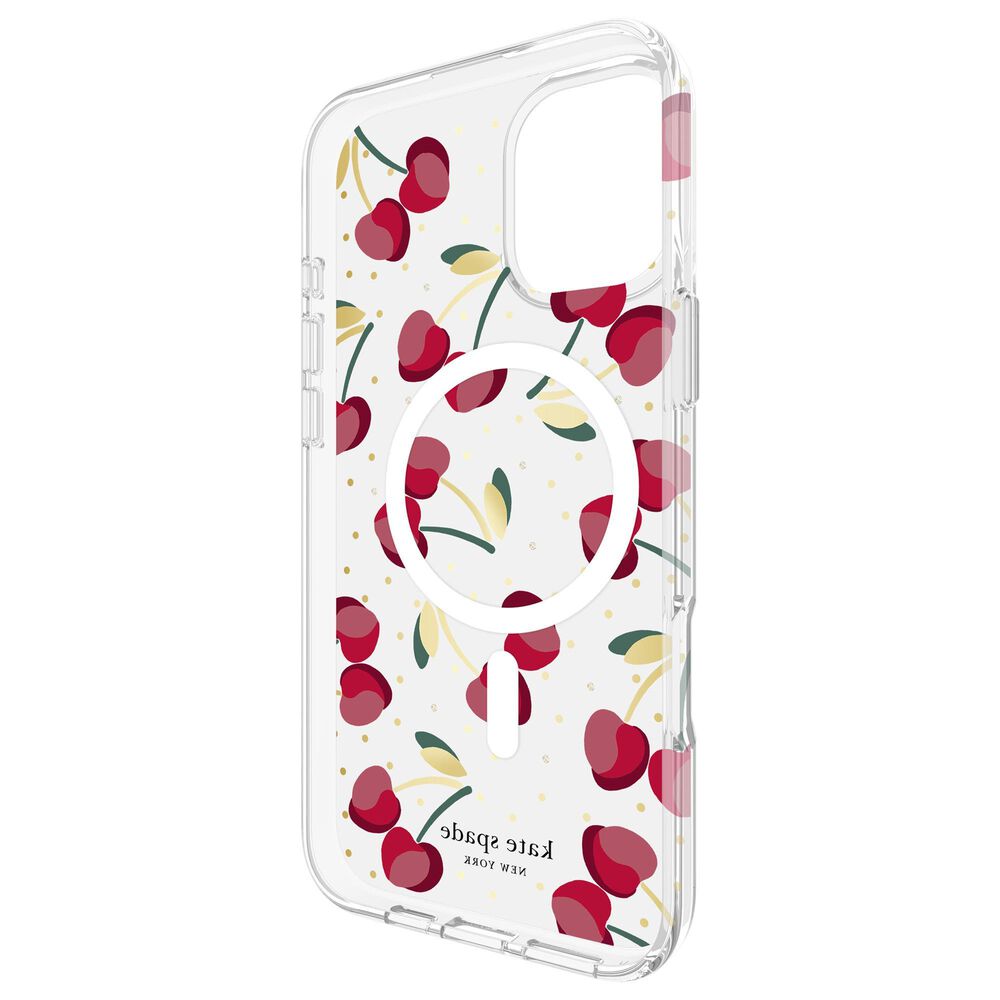 Kate Spade Protective MagSafe Case for iPhone 16 Plus in Cherry Dot, , large