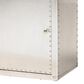 Baxton Studio Serge 1-Door Accent Storage Cabinet in Silver, , large