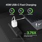 Belkin BoostCharge Pro 45W Dual USB-C GaN Wall Charger in White, , large