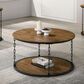 Furniture of America Linke 3-Piece Table Set in Natural and Black, , large