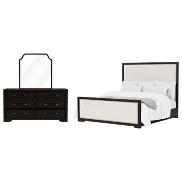 Shannon Hills Lydia 3-Piece Queen Platform Upholstered Bedroom Set in Dark Cabernet, , large