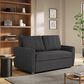Serta Galloway Convertible Sofa in Charcoal, , large