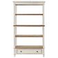 Ashley Realyn Bookcase in Brown and White, , large