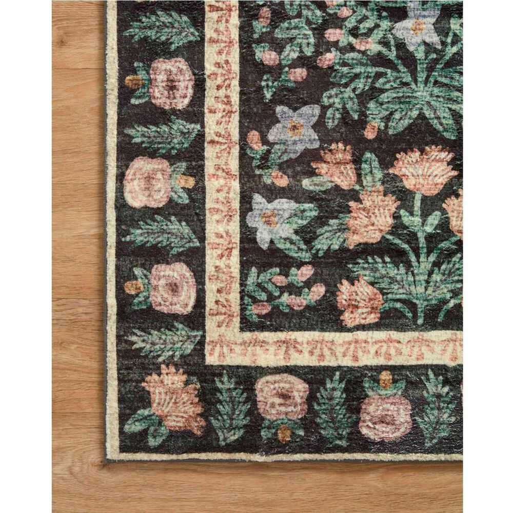 Loloi Rifle Paper Co. x Loloi Eden Mughal Garden Black 8&#39;-6&quot; x 11&#39;-6&quot; Area Rug, , large