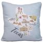 The Royal Standard State 16" x 16" Lone Star Throw Pillow in Misty Blue and Multicolor, , large
