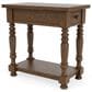 Riverside Furniture Eastlake Chairside Table in Whiskey Oak, , large