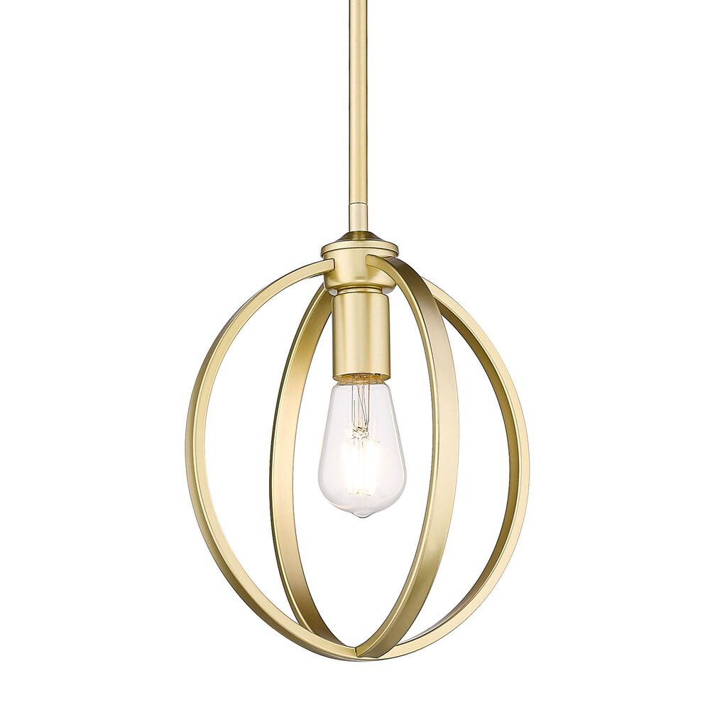 Golden Lighting Colson 1-Light Mini Pendant in Olympic Gold, , large