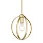 Golden Lighting Colson 1-Light Mini Pendant in Olympic Gold, , large
