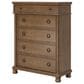 Ashley Rowlenstown Queen Poster Bed with Dresser, Chest, and Two Nightstands in Brown, , large